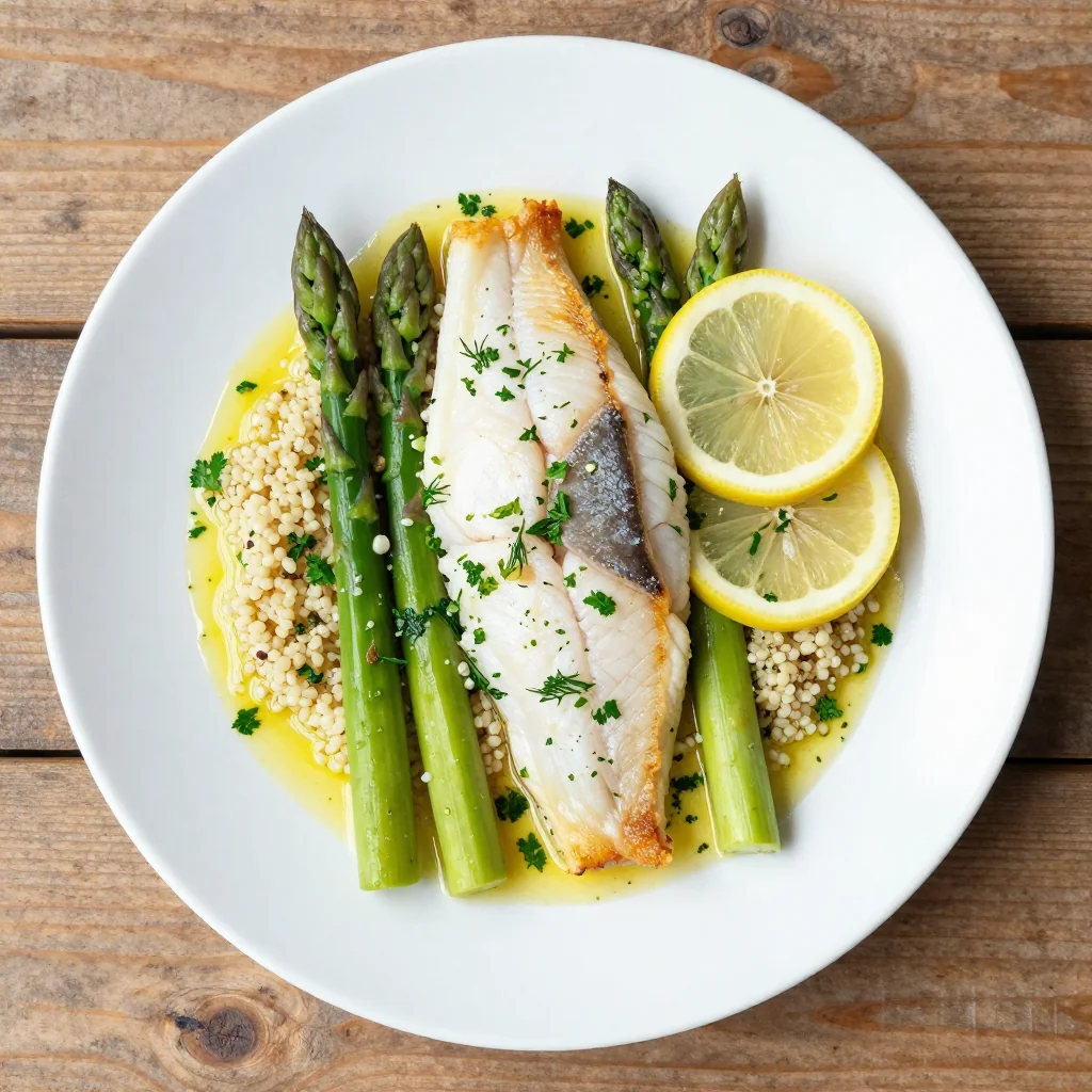 Healthy Baked Fish With Lemon And Herbs That Is Light And Flavorful And So Easy