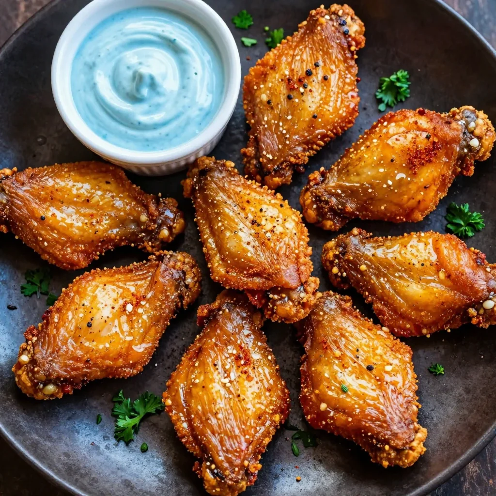Air Fryer Chicken Wings For NFL Playoffs Night