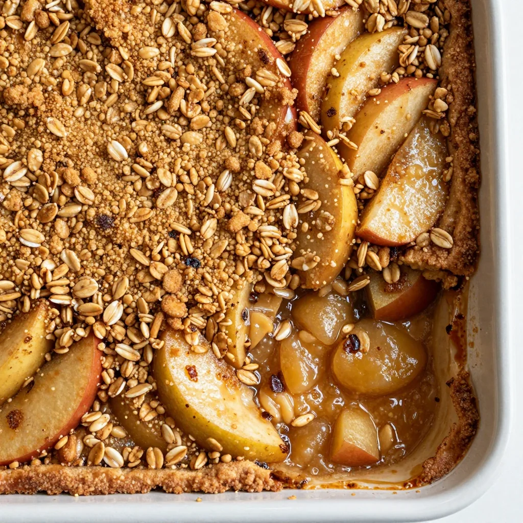 Old Fashioned Apple Crisp with Oat Topping Recipe