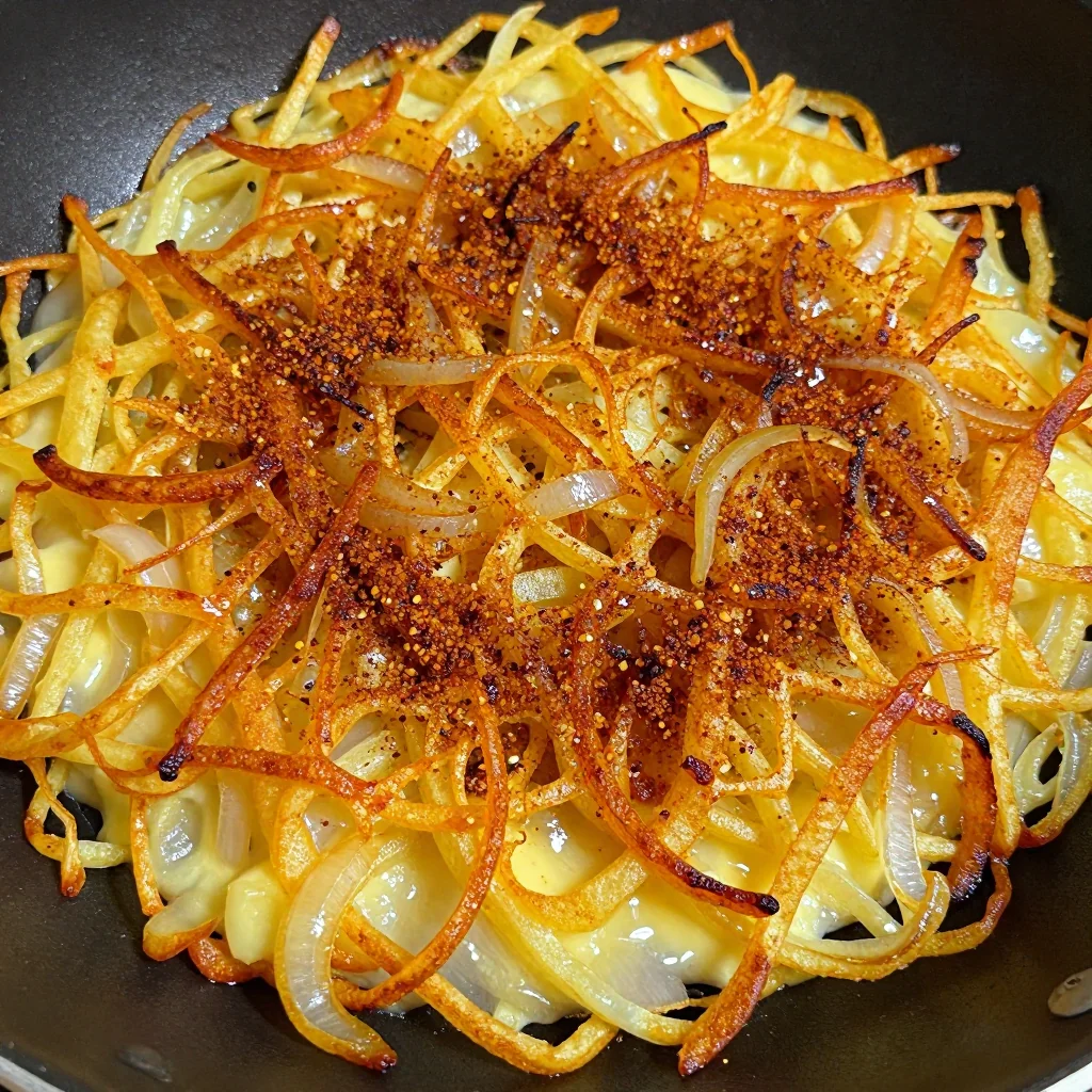 Crispy Pantry Hash Browns with Onions and Smoked Paprika