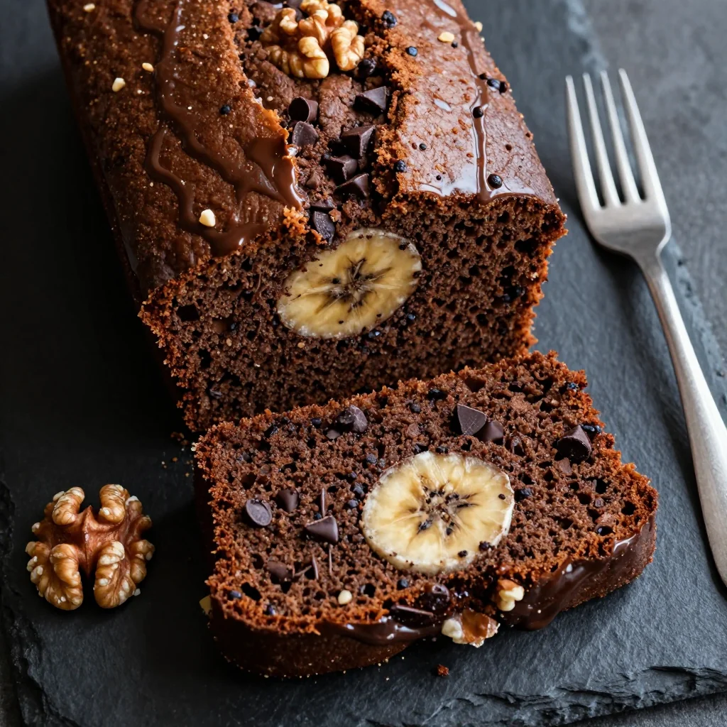Clean Out The Pantry Chocolate Banana Bread for Winter