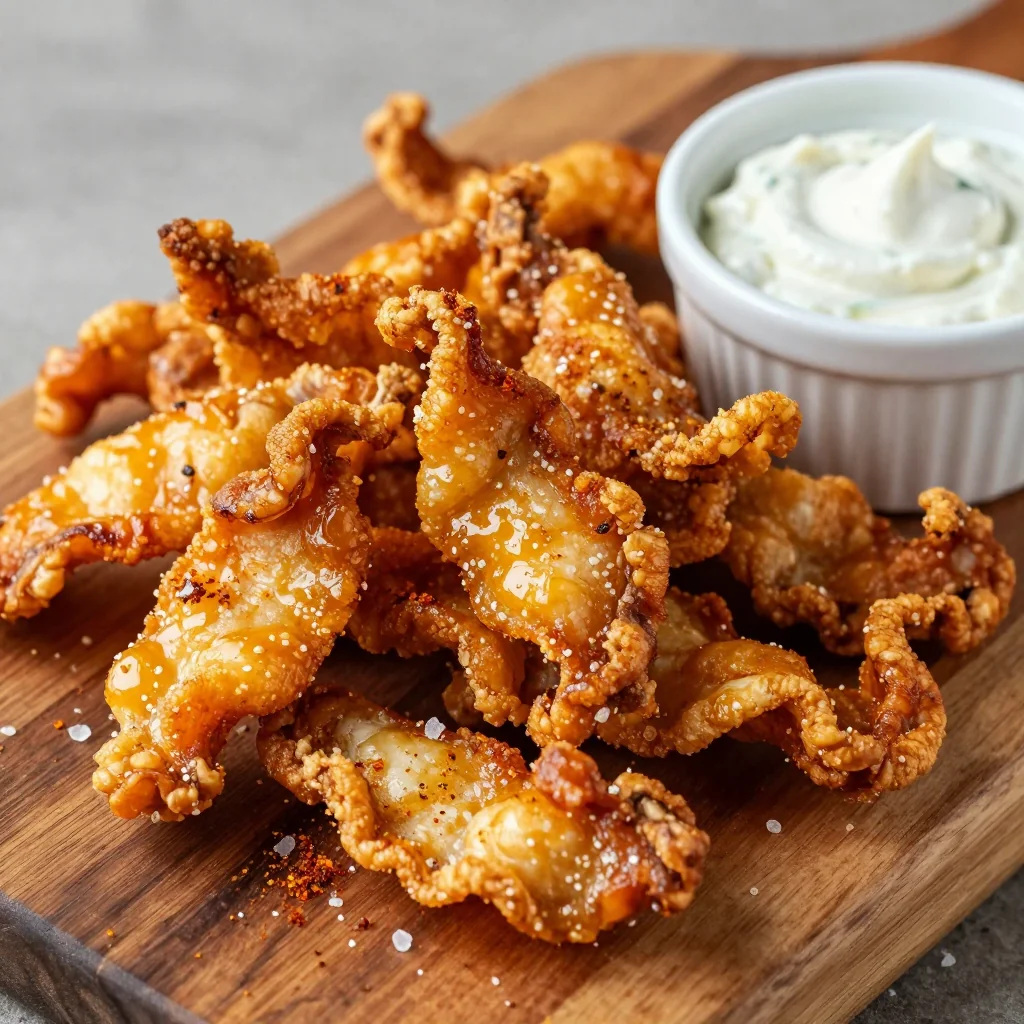 Crispy Chicken Skin Chips for a Savory Snack