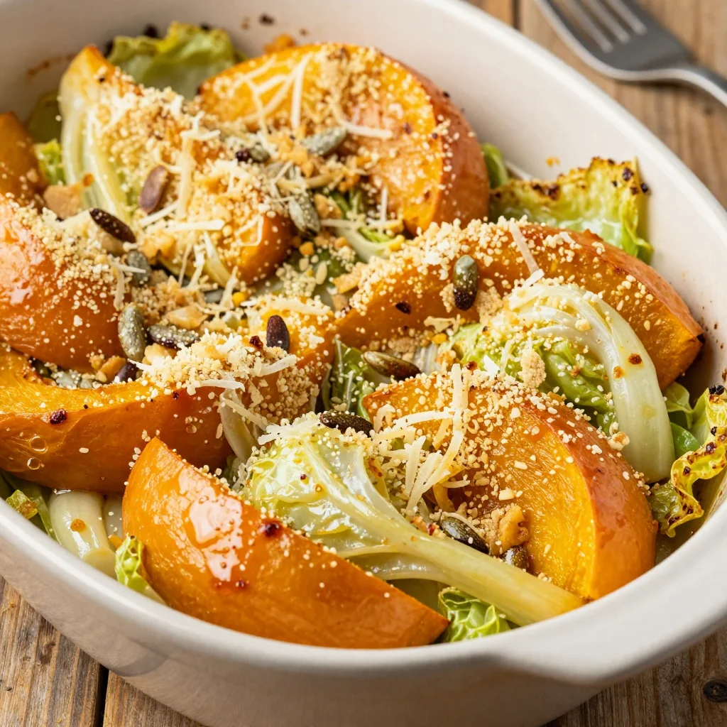 budgetfriendly winter squash and cabbage casserole for families