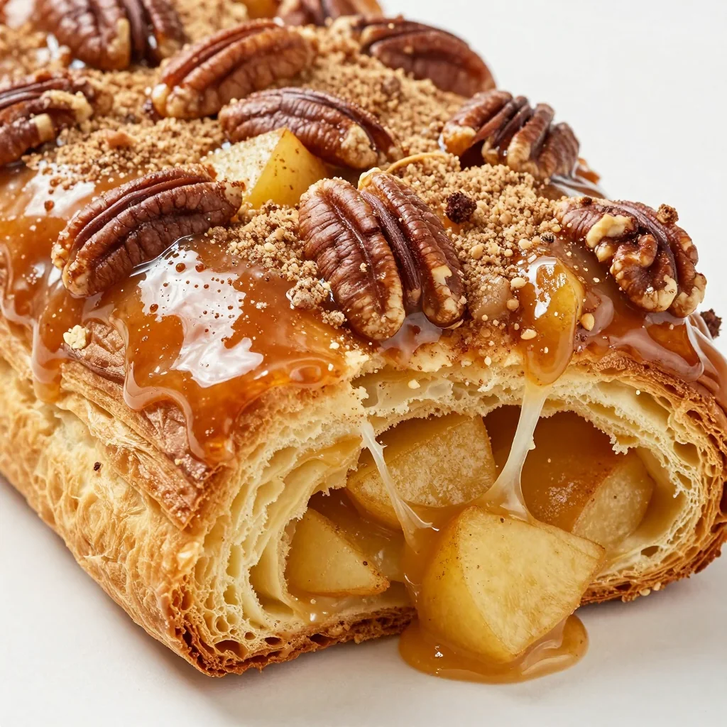 Warm Apple Fritter Monkey Bread for New Year's Day Treats
