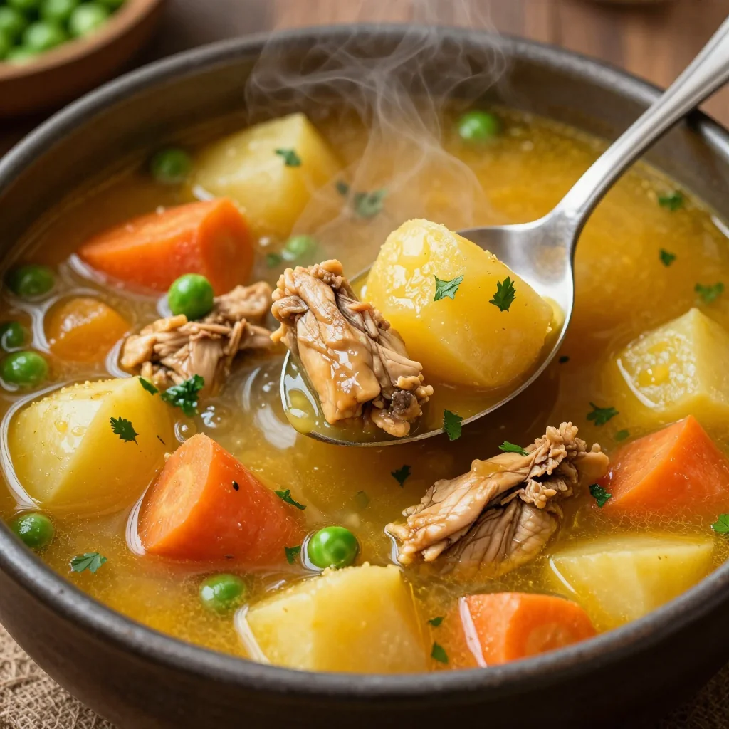 Quick Weeknight Pantry Freezer Chicken Stew in 25 Minutes Flat