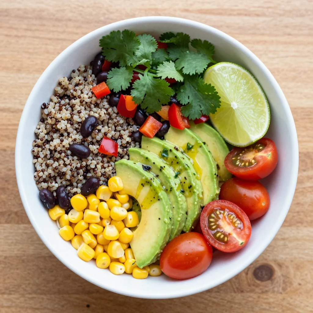 New Year Reset Quinoa And Black Bean Salad
