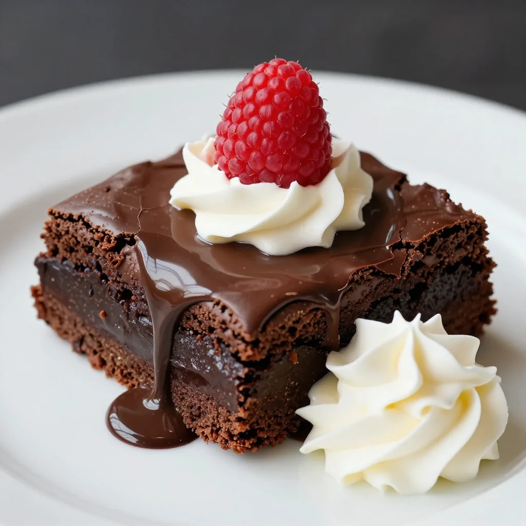 Rich Chocolate Brownies with a Fudgy Center
