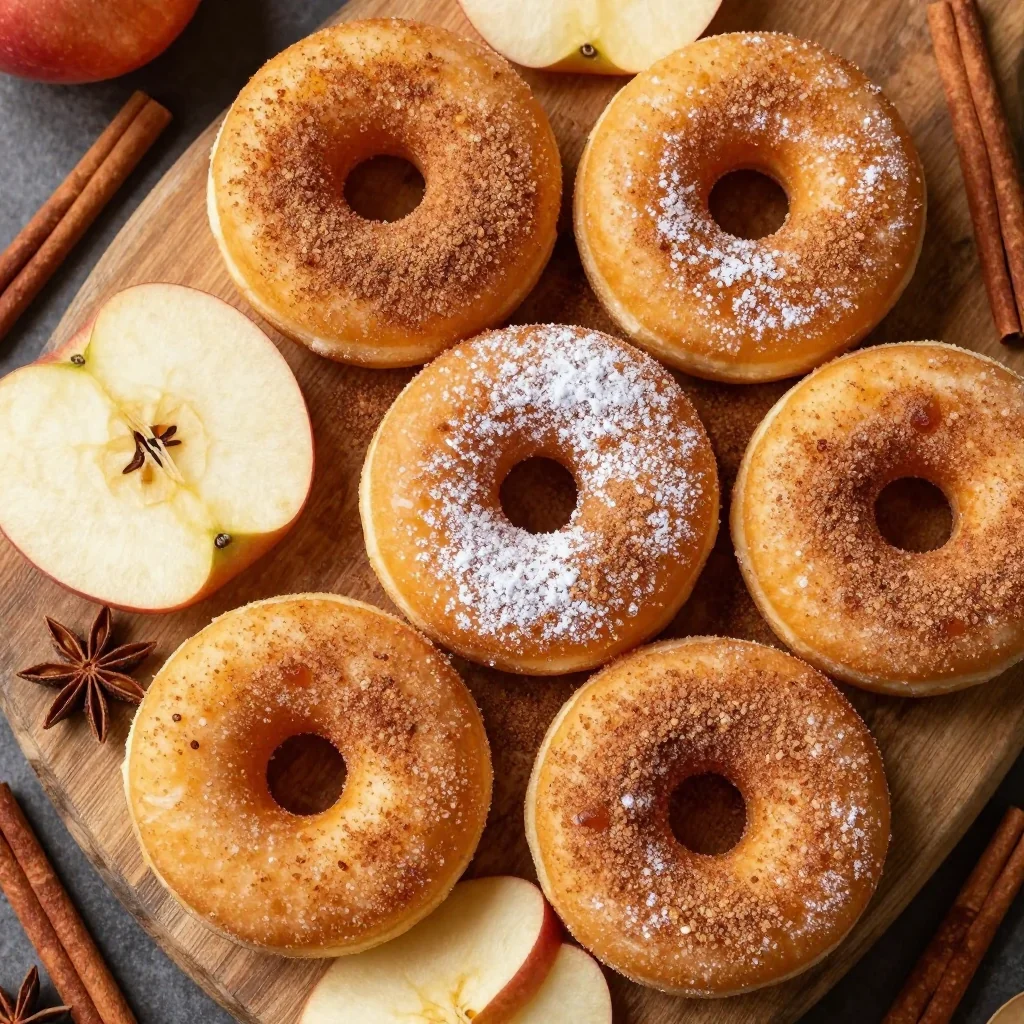 Cinnamon Sugar Apple Cider Donuts for a Fall Treat
