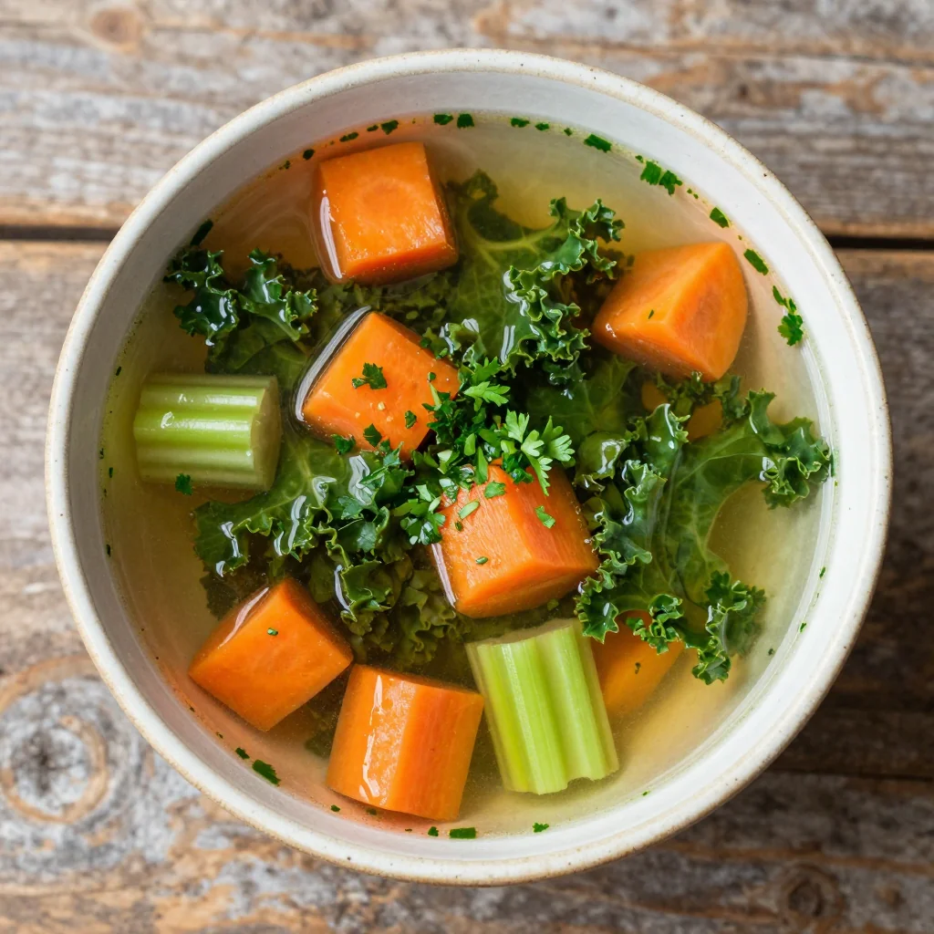 New Year Reset Freezer Friendly Veggie Broth for Clean Start