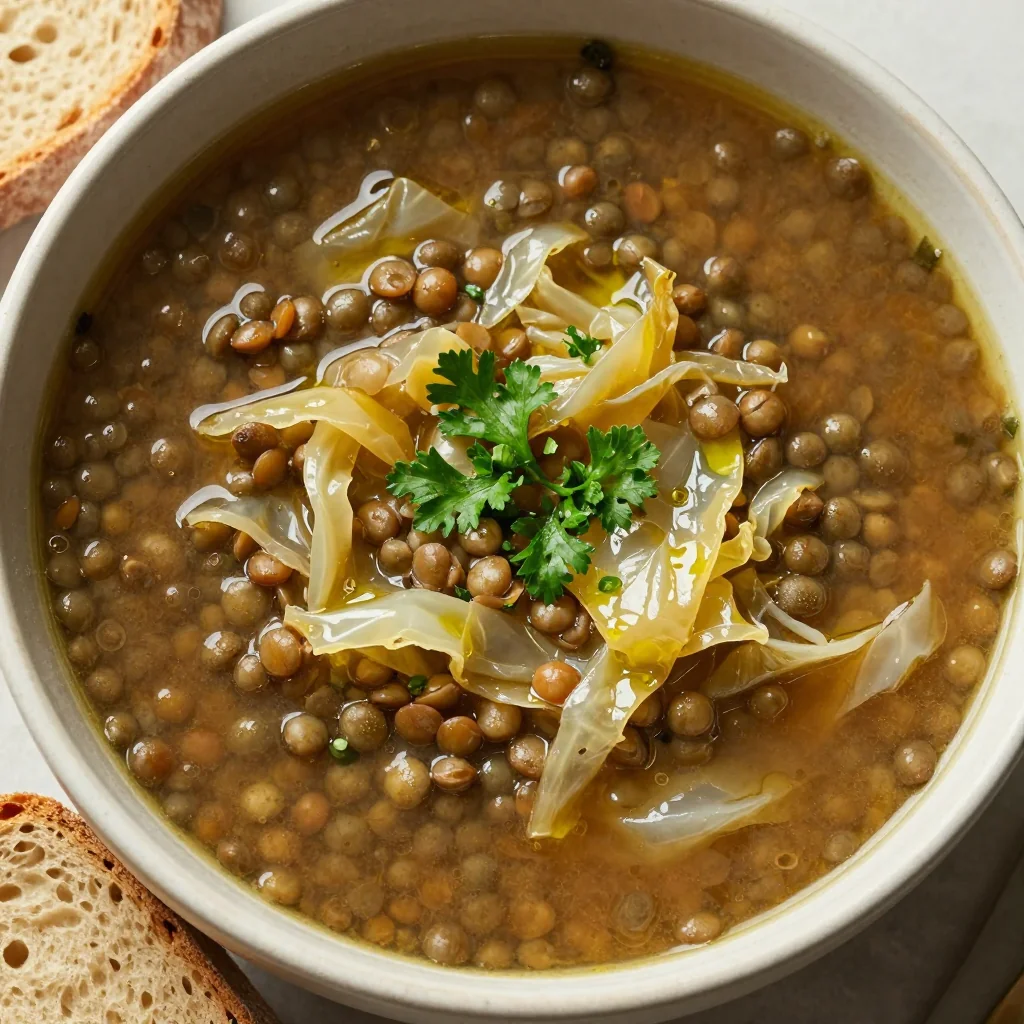 slow cooker lentil and cabbage soup for budgetfriendly family suppers
