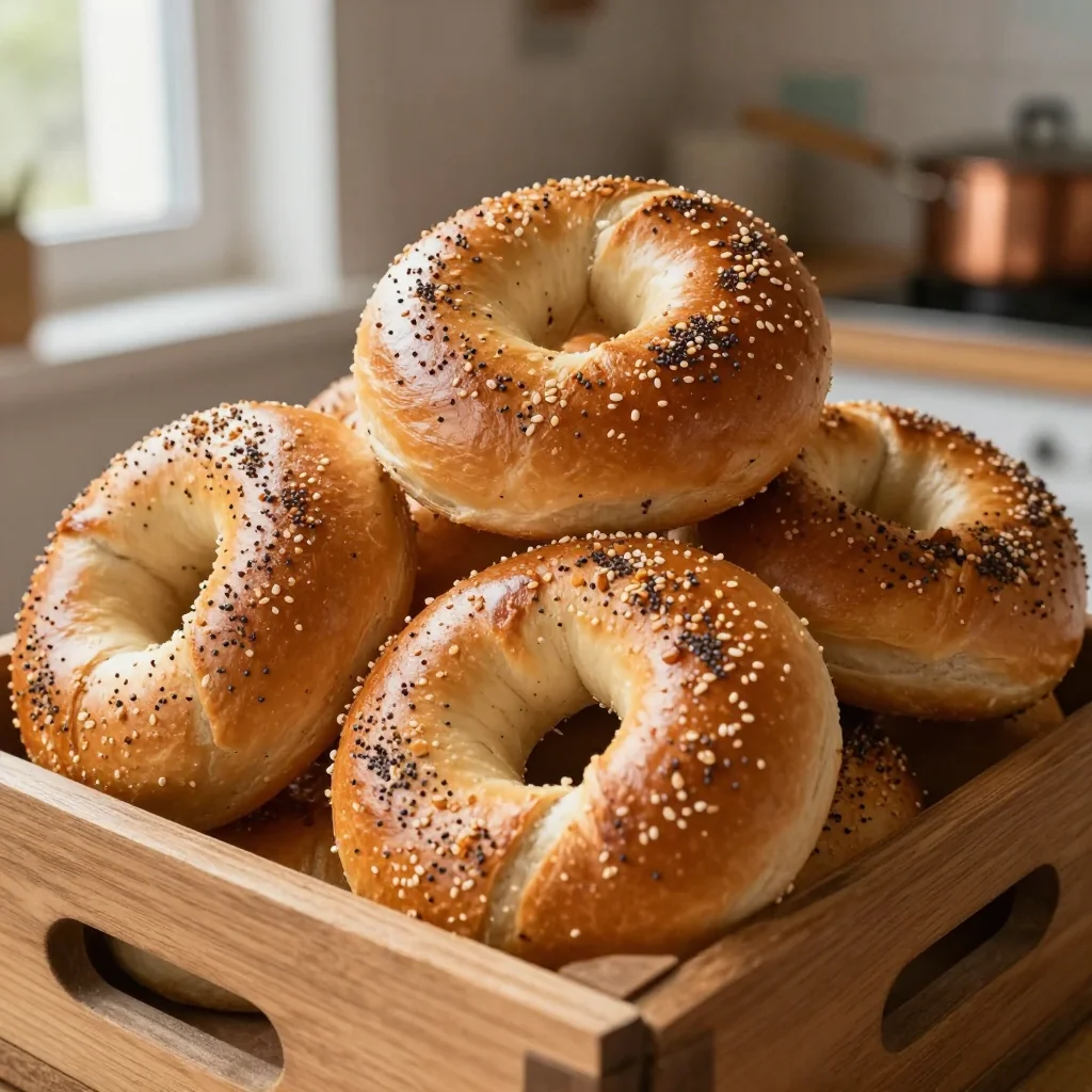 Easy Homemade Bagels with Everything Bagel Seasoning