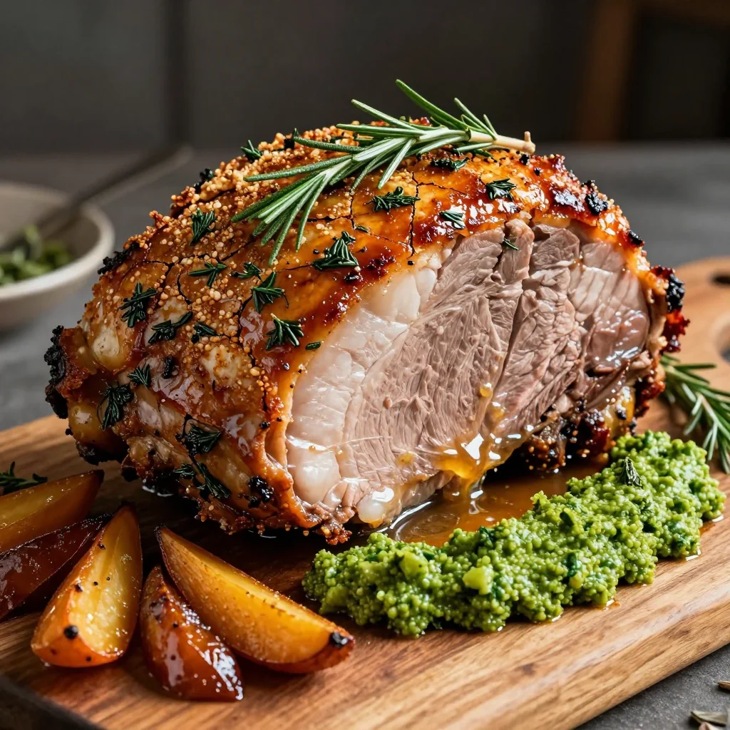 New Year's Day Pork Roast with Herbs for a Juicy Showstopper