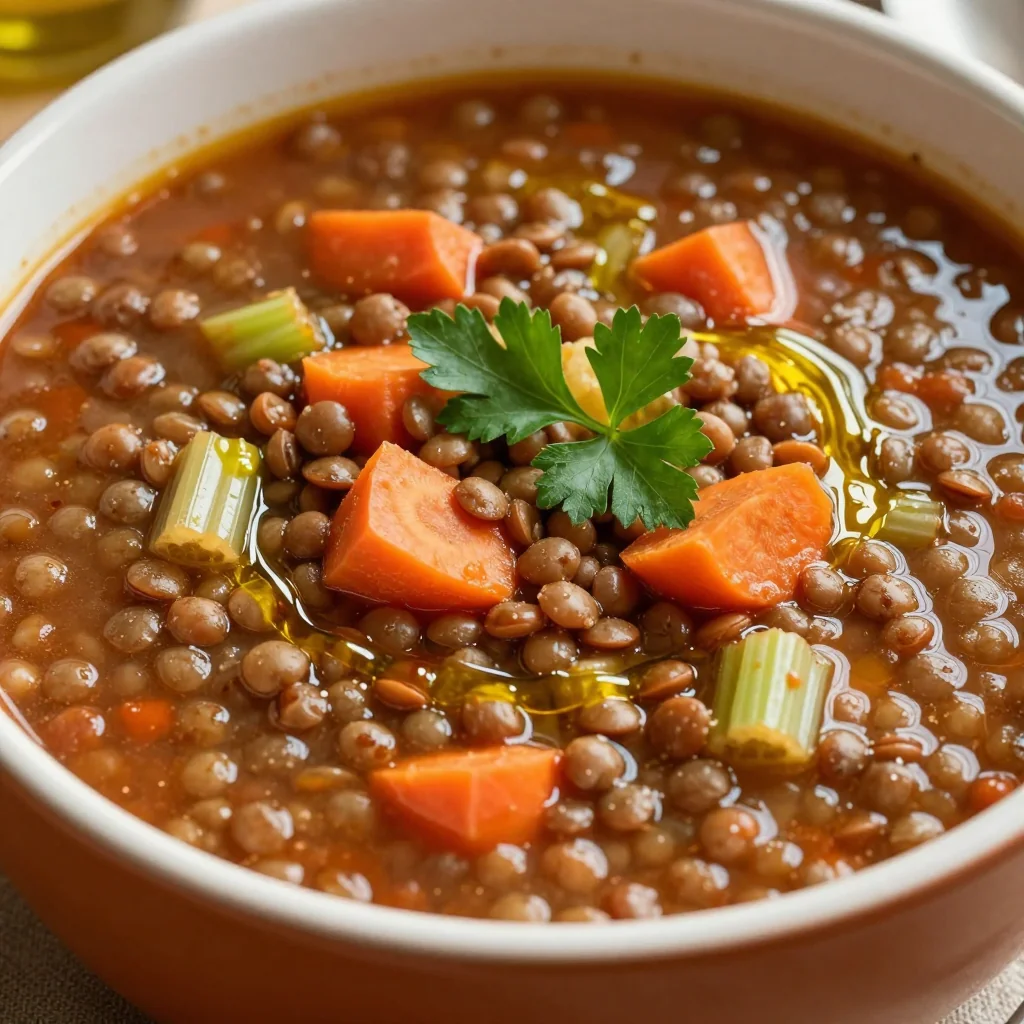 High Protein Lentil Soup to Reset Your New Year