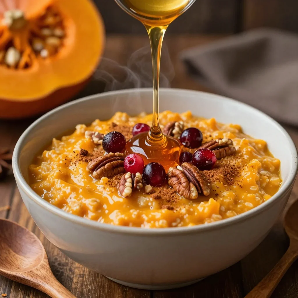 Cozy Pumpkin Spice Oatmeal: Fall Flavors in Winter