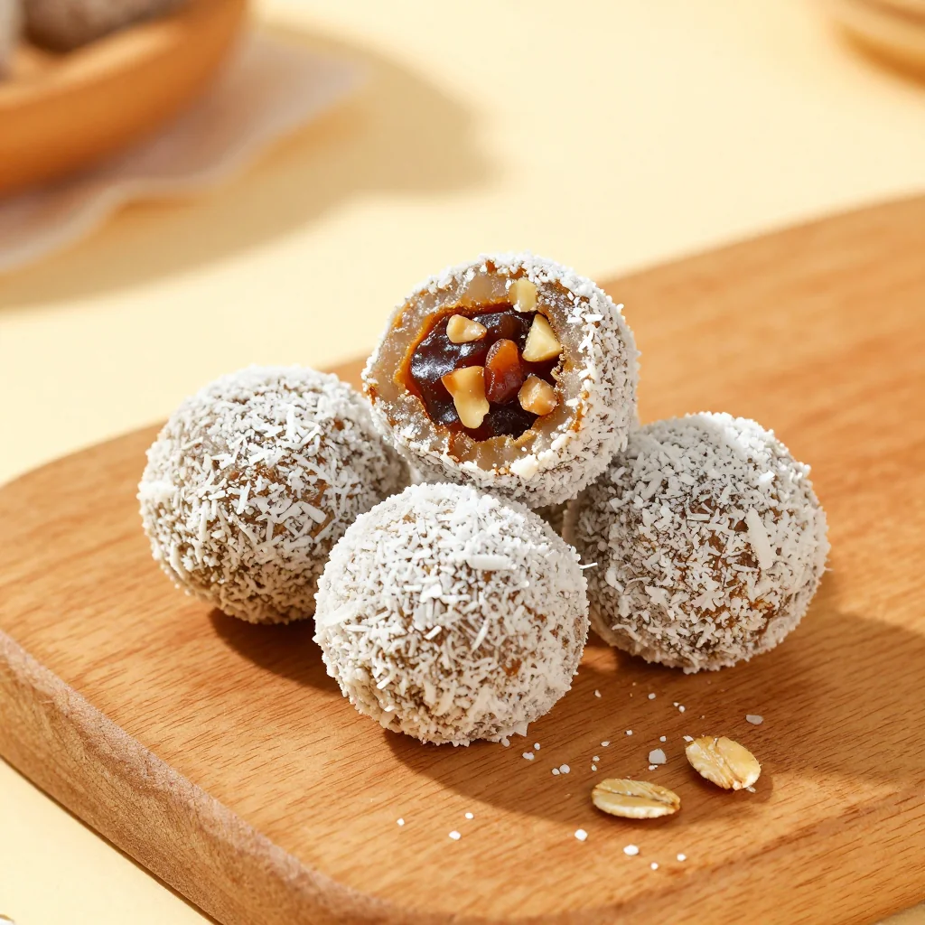 No-Bake Coconut Date Balls for Natural Energy Boost