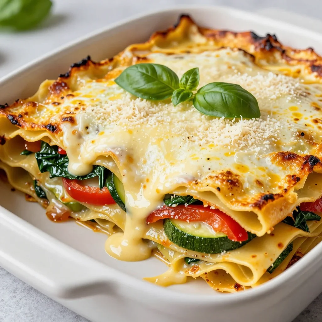 Freezer Prep Veggie Lasagna for Easy Dinners