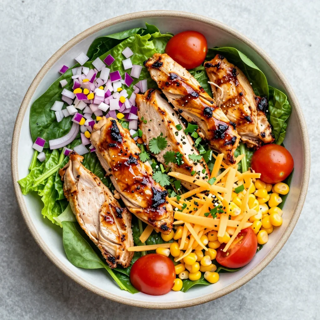 Meal Prep BBQ Chicken Salad for Healthy Lunch