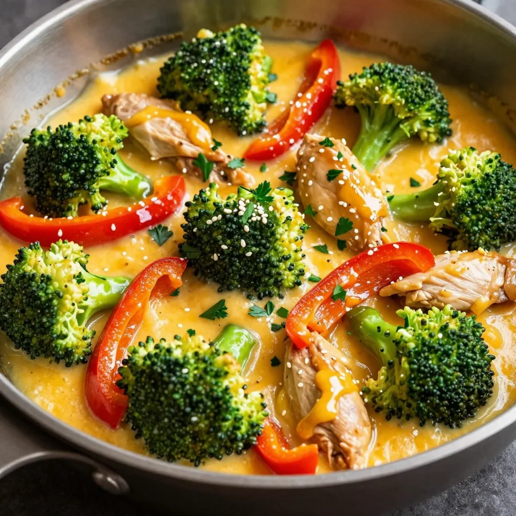 Quick Cheesy Chicken and Veggie Stir-Fry for Weeknights