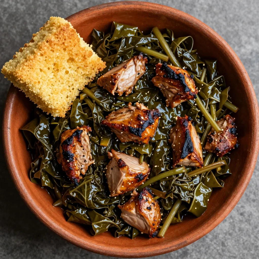 MLK Day Collard Greens Smoked Turkey Soul Food
