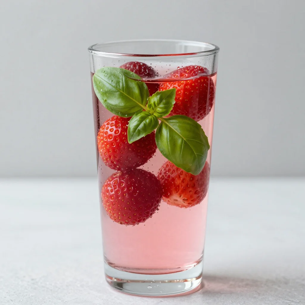 Detox Strawberry Basil Water for Fresh Vibes