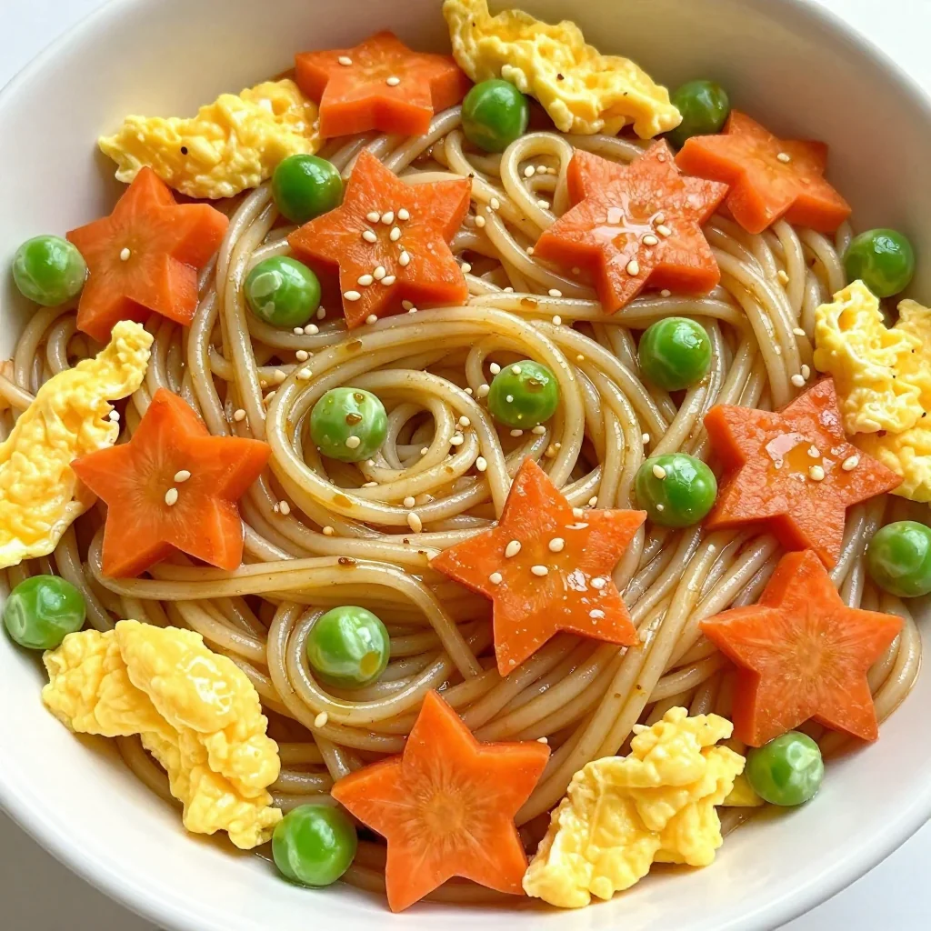 Quick Veggie Fried Noodles for Kids Night