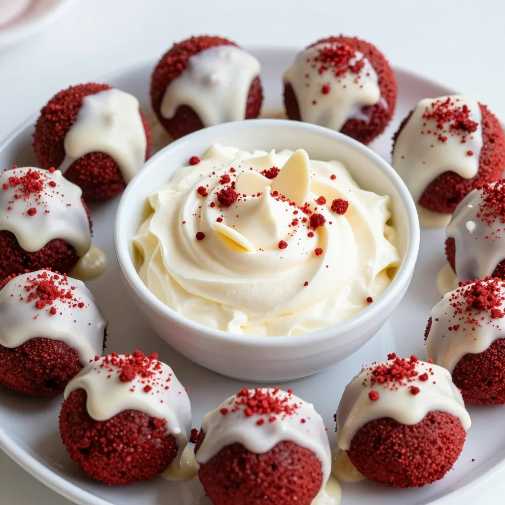 Martin Luther King Jr Day Red Velvet Cake Balls