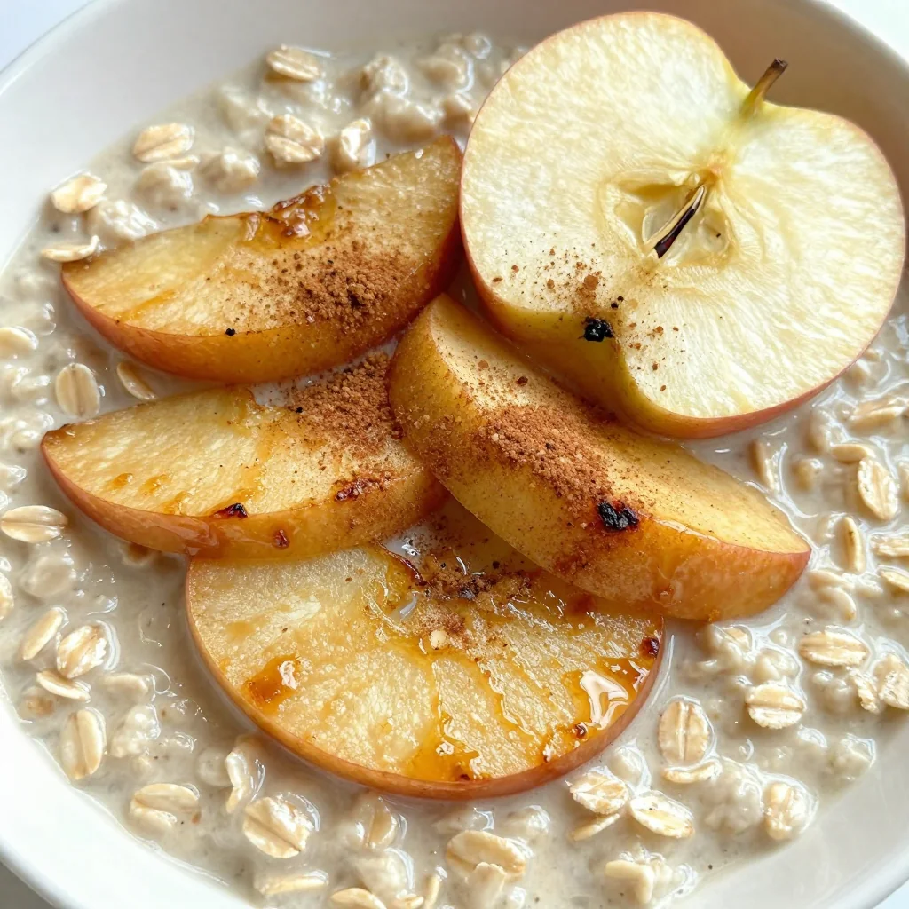 Warm Cinnamon Apple Slices for Oatmeal Mix-Ins