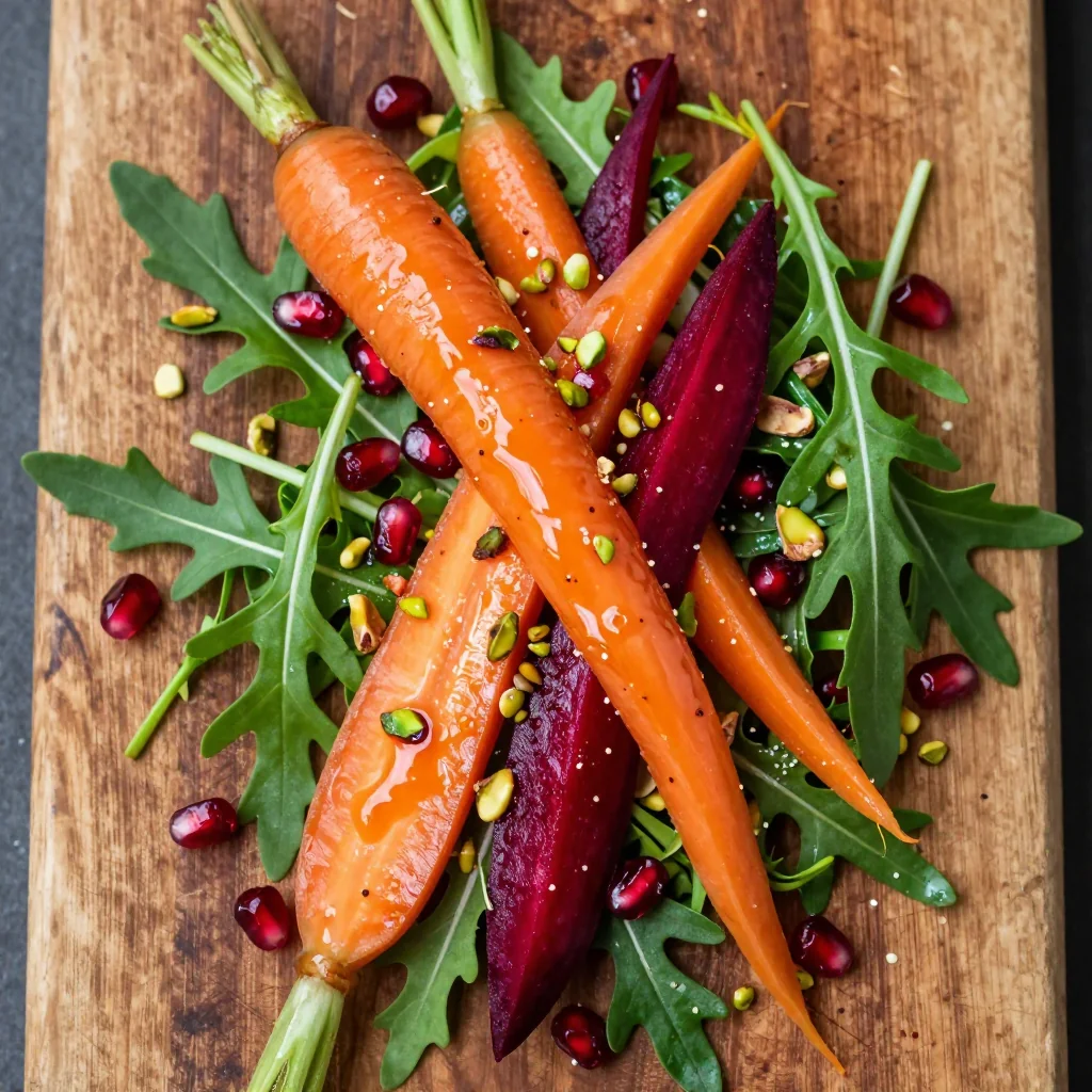 carrot and beet salad with citrus vinaigrette for winter refresh