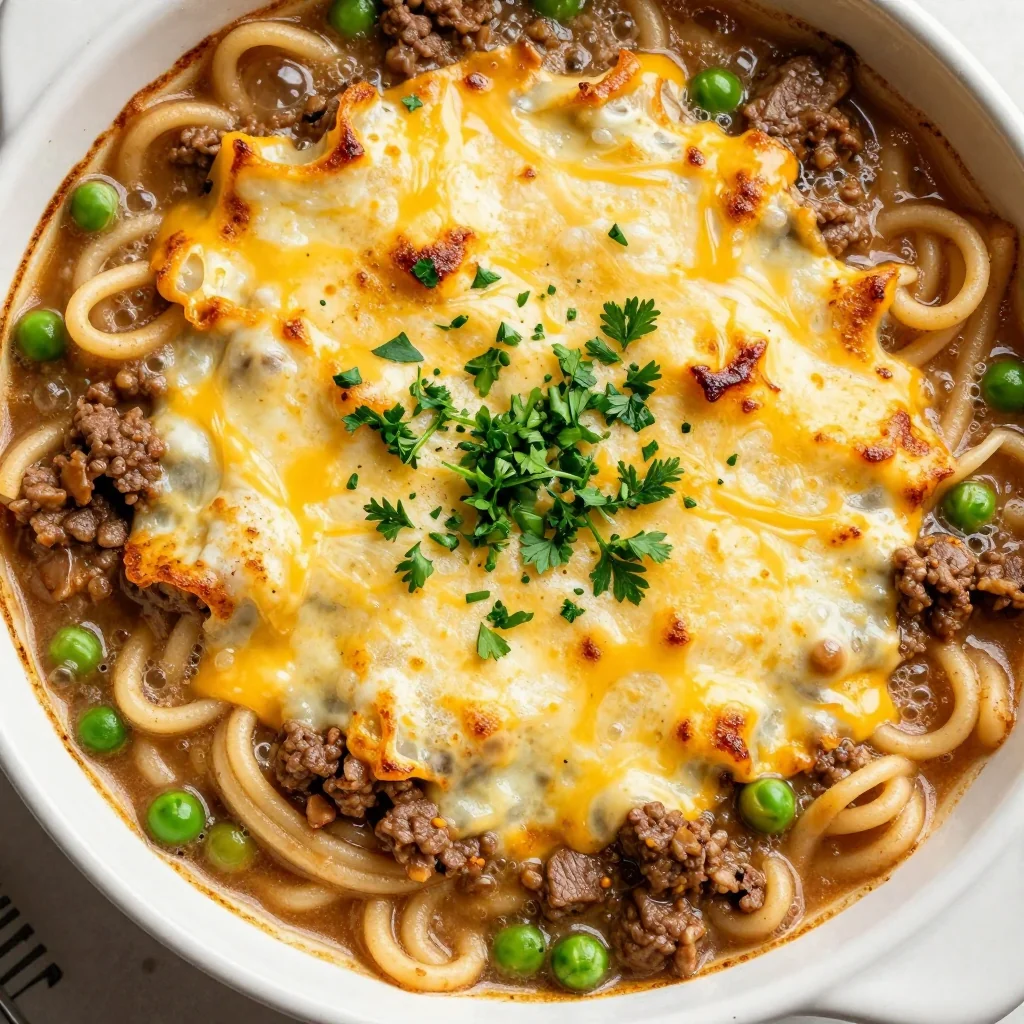 Easy Family Favorite Beef and Noodle Casserole
