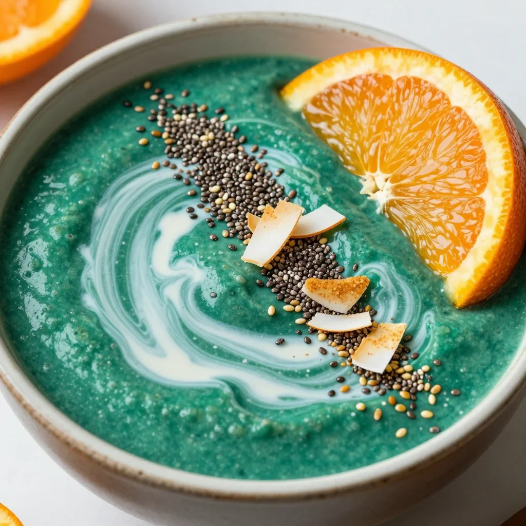 Warm Detox Kale Smoothie for January Glow Up Vibes