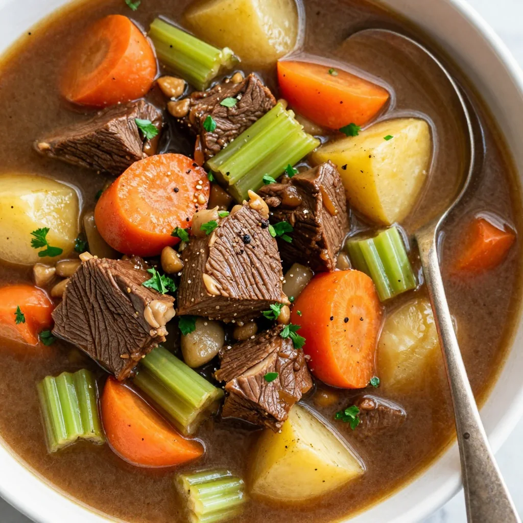 Slow Cooker Beef and Vegetable Soup for Cold Days