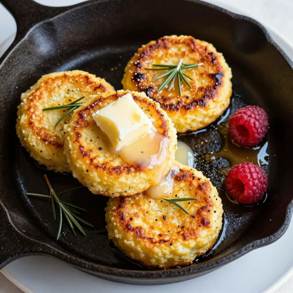 Freezer Ready Breakfast Polenta Cakes For Mornings