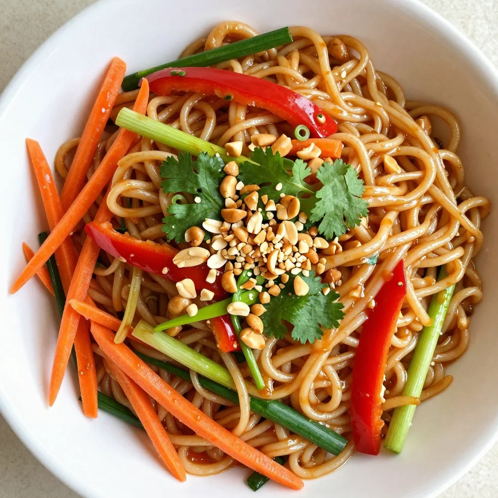 Meal Prep Thai Peanut Noodle Salad for Flavorful Lunches