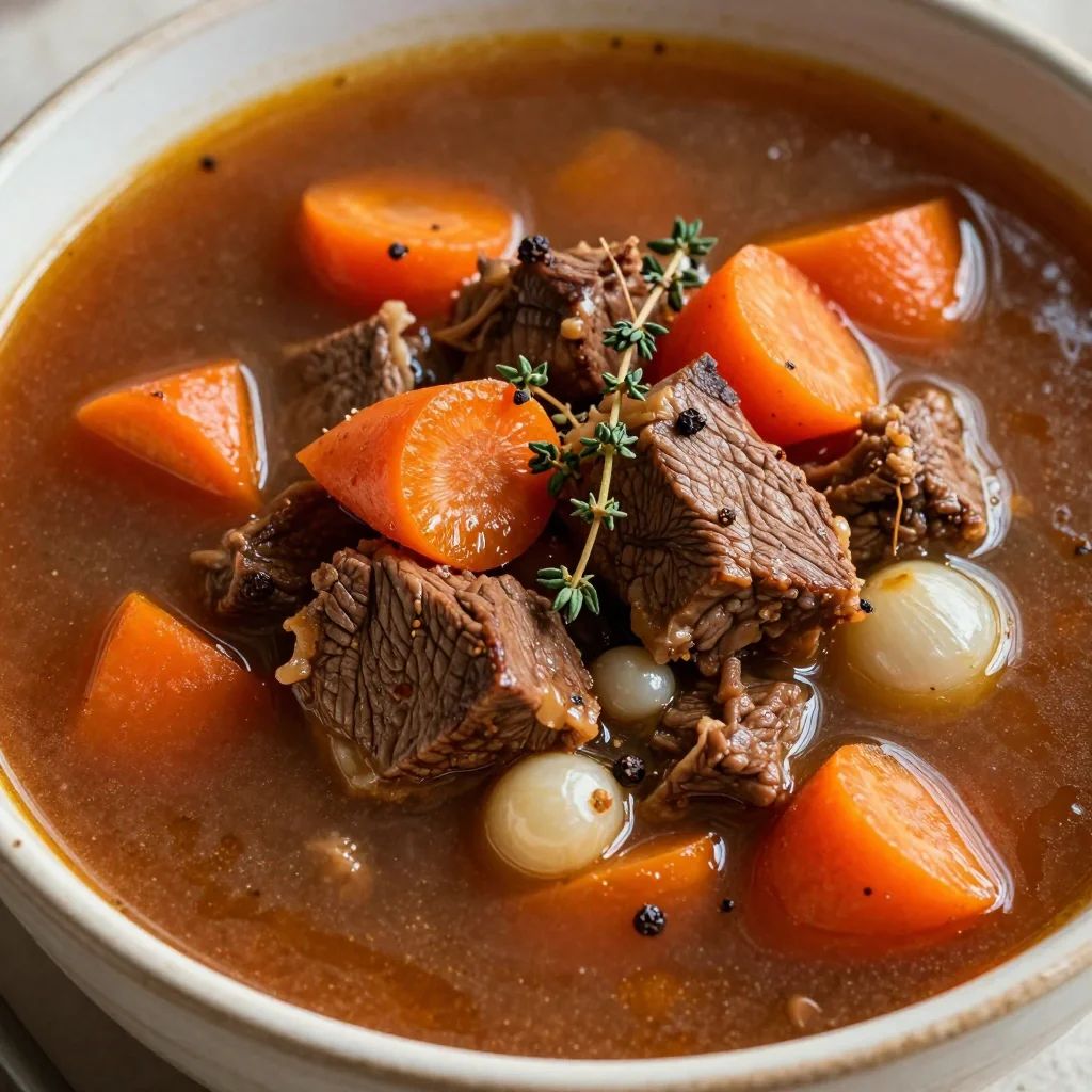 Hearty Beef and Carrot Soup for MLK Celebration