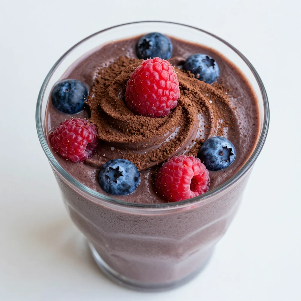 Chocolate Berry Smoothie for a Healthy Treat