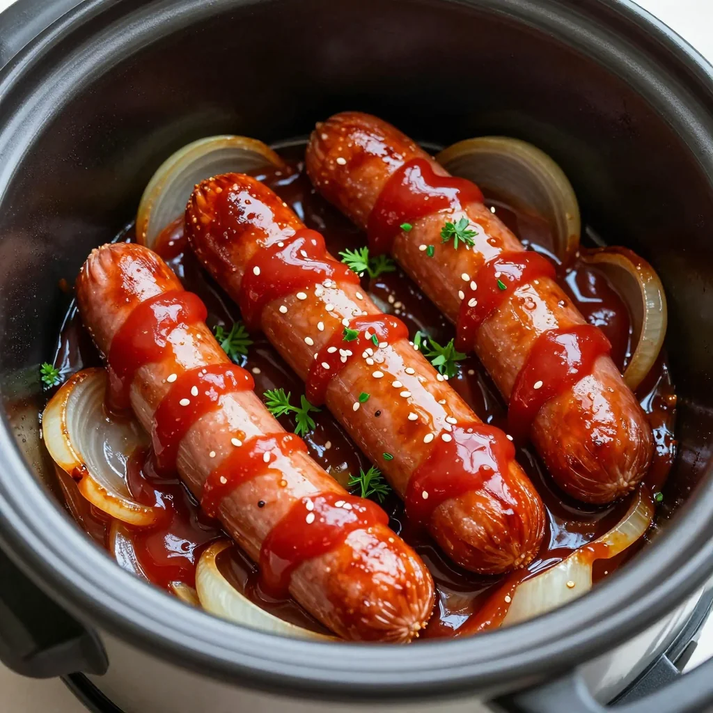 Game Day Slow Cooker Cocktail Weenies for the Party