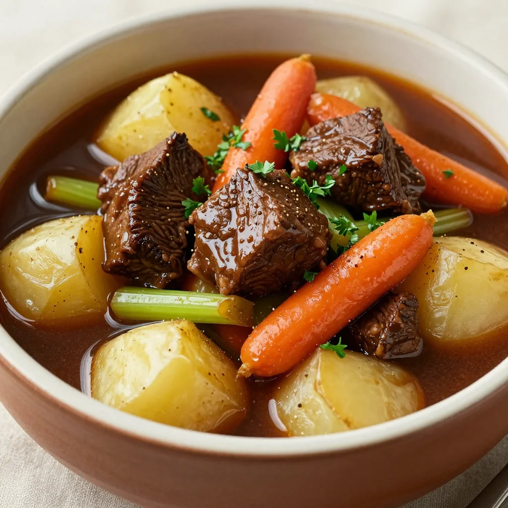 Slow Cooker Beef Stew for MLK Day Dinner