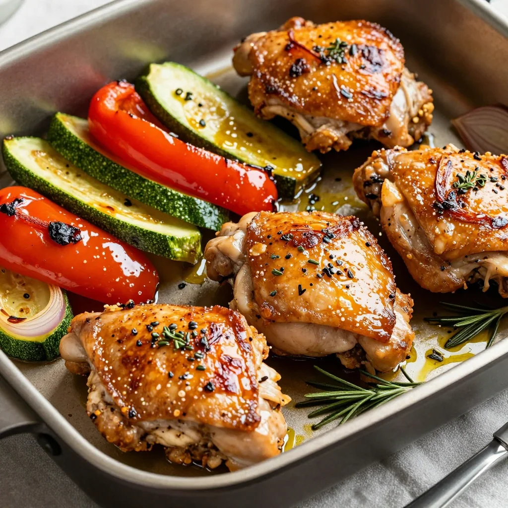 Easy Sheet Pan Chicken and Vegetables for Dinner