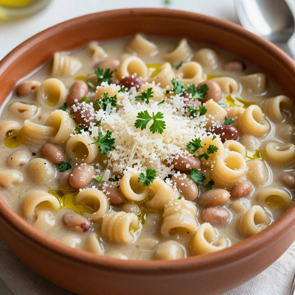 Pantry Pasta E Fagioli Soup With Beans And Ditalini Pasta
