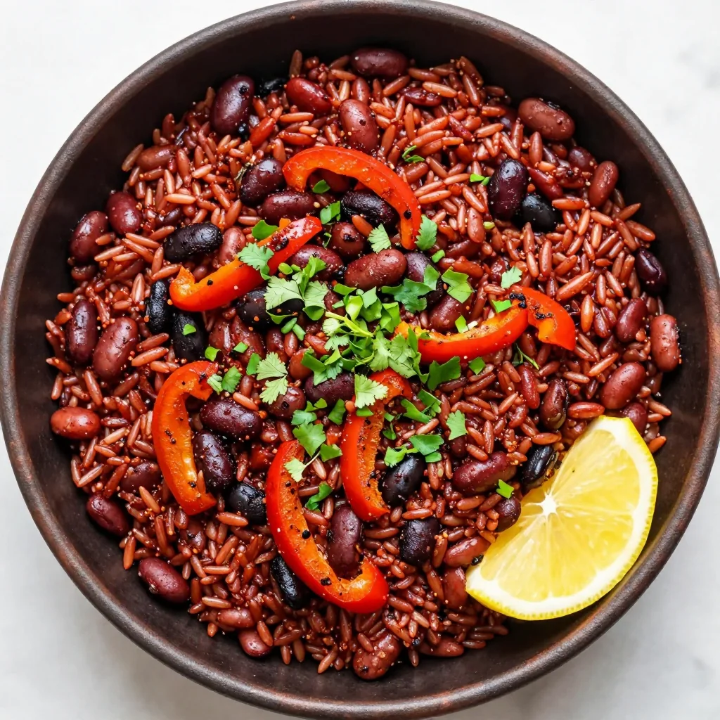 MLK Day One Pot Red Rice and Beans with Spices