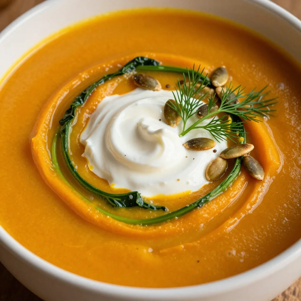 lowcalorie sweet potato and spinach soup for new year reset