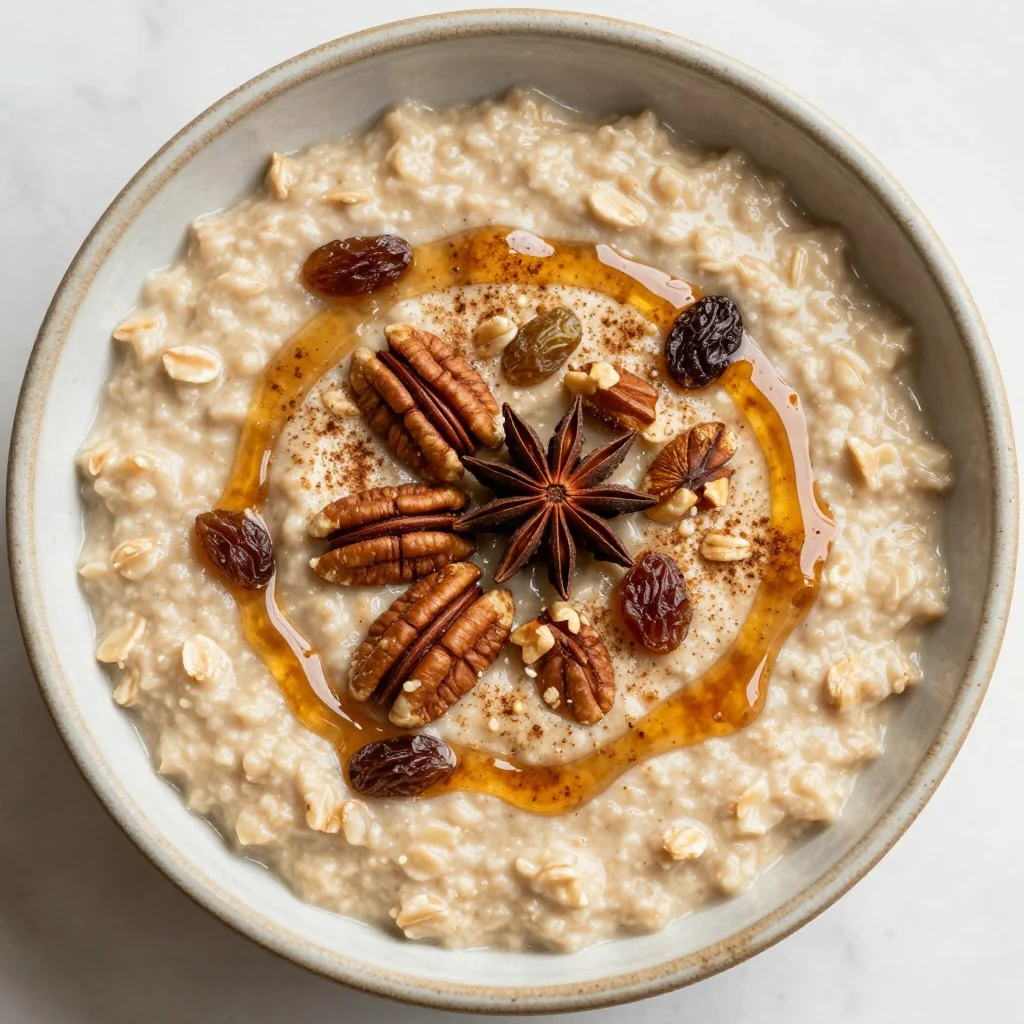 Warm Maple Cinnamon Oatmeal for a Cozy January Morning