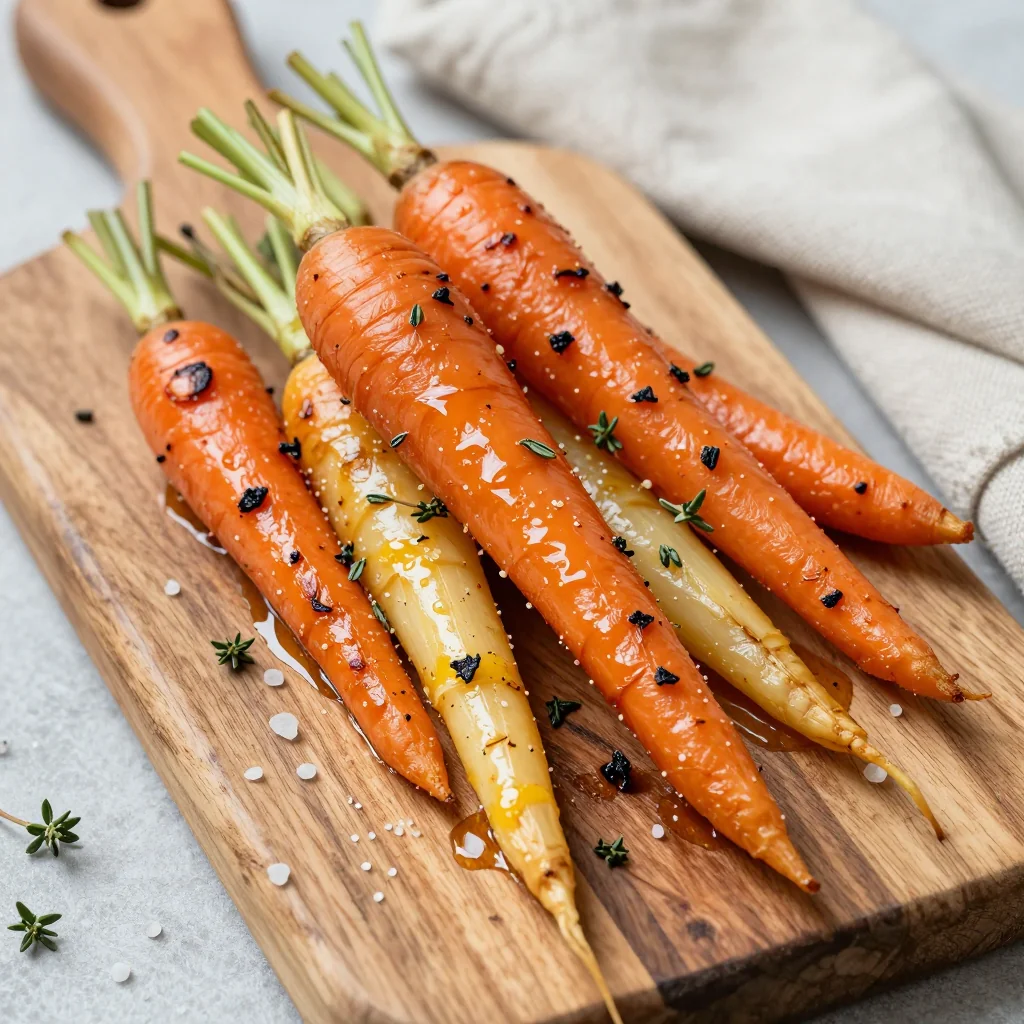 warm lemon roasted carrots and parsnips for healthy clean eating meals