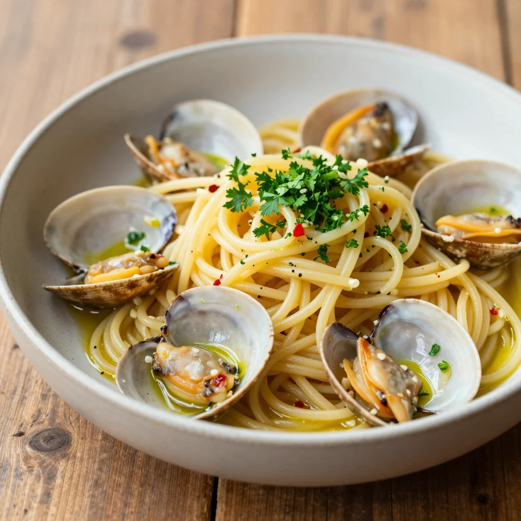 Pantry Pasta With Canned Clams And Garlic For A Taste Of The Sea