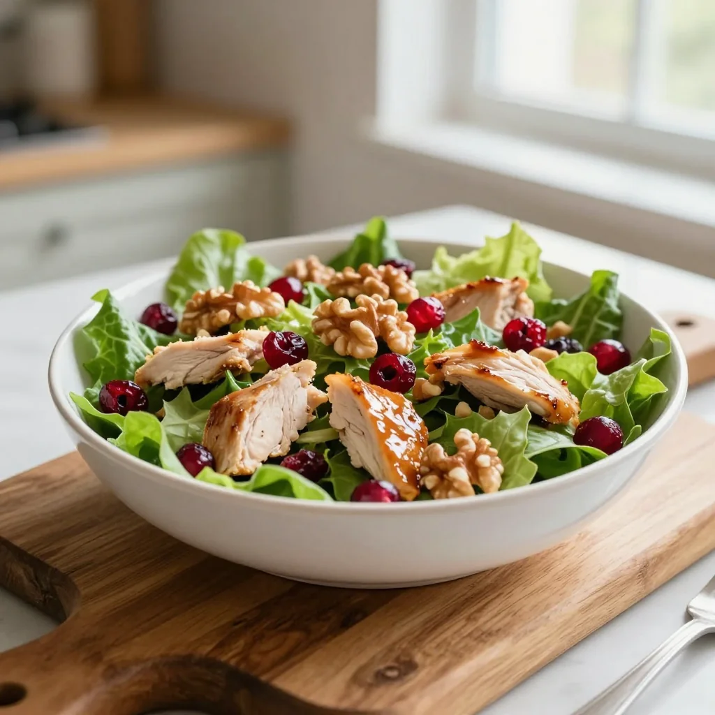 Chicken Salad with Cranberries and Walnuts
