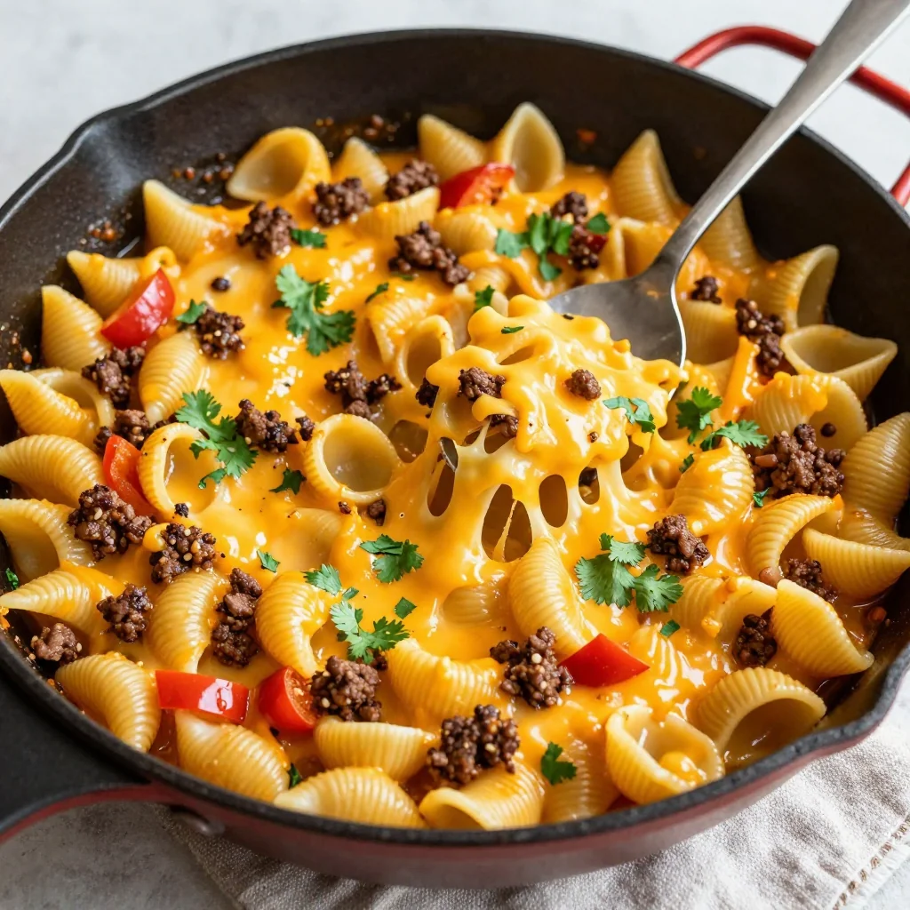 One Pot Cheesy Taco Pasta For Family Dinner Wins