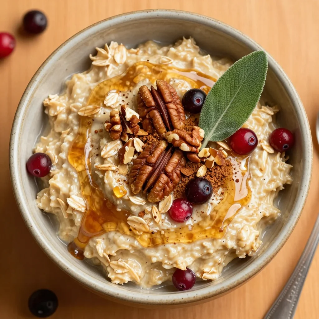 Warm Spiced Pumpkin Oatmeal for a Cozy January Breakfast