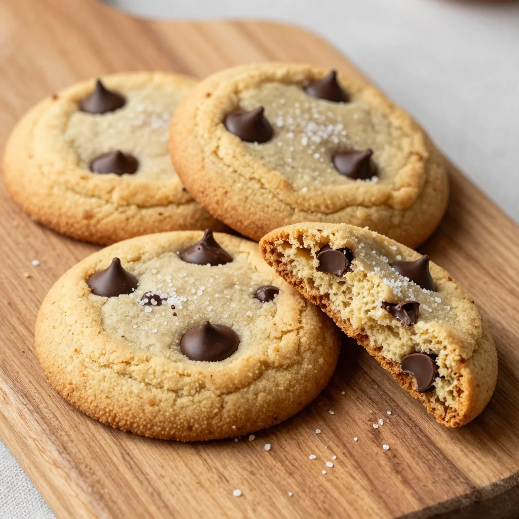 Gooey Chocolate Chip Cookies Using Pantry Staples