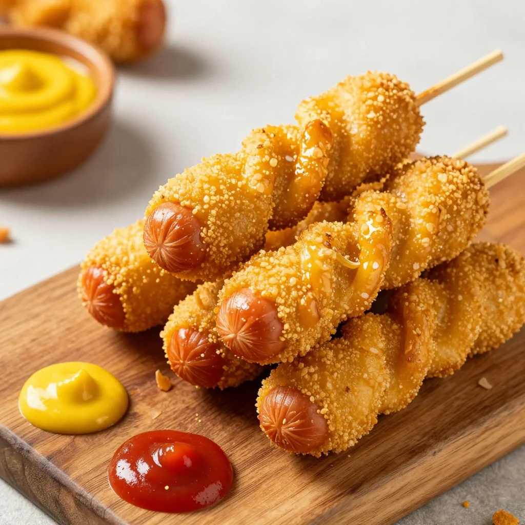 Mini Corn Dog Bites for Kid-Friendly Game Day Fun
