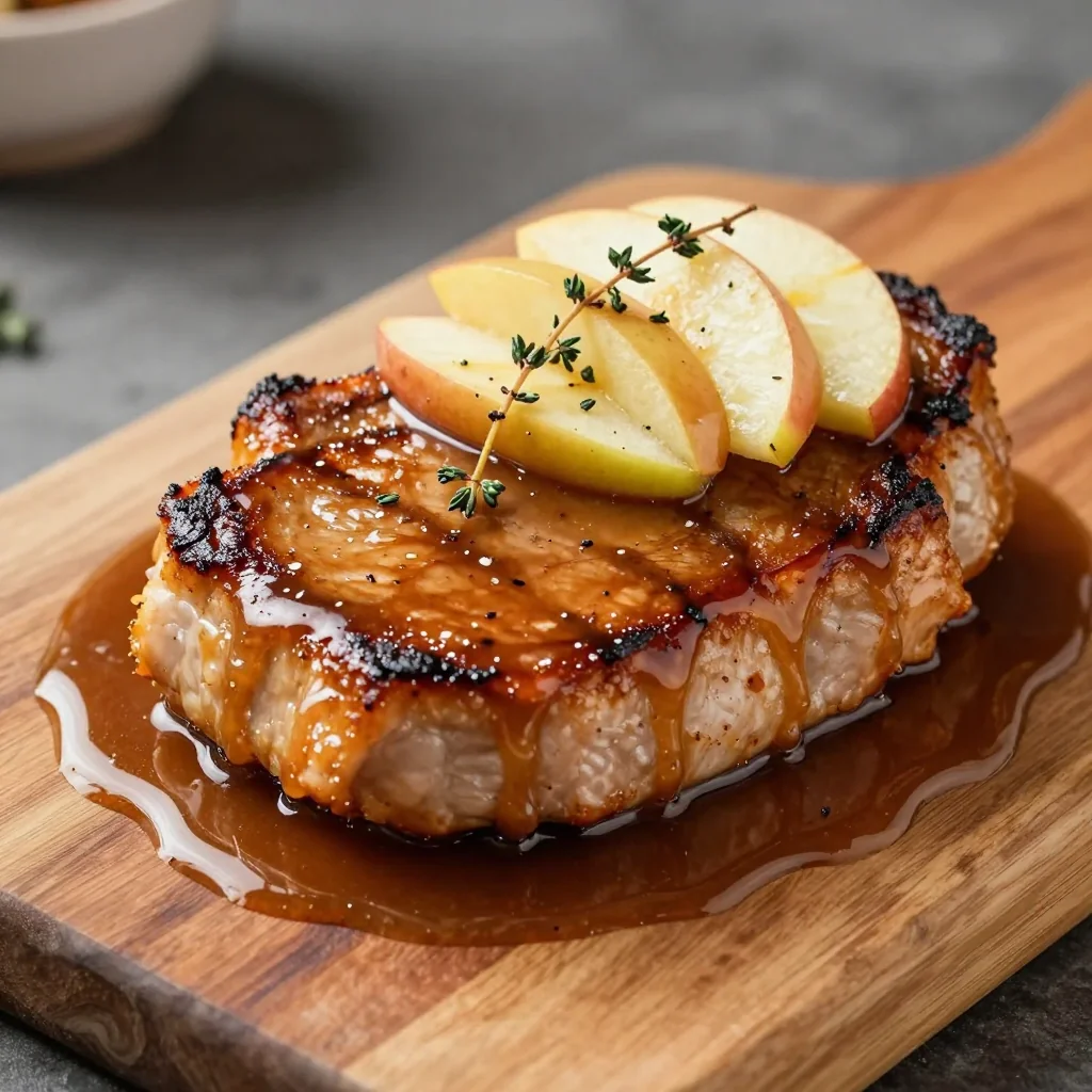 Easy Weeknight Pork Chops with Apple Cider Pan Sauce